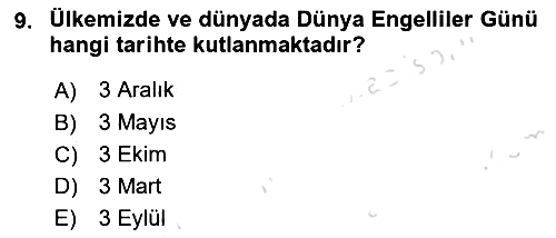 Çocukluk Sosyolojisi 2024-2025 Dönem Sonu Sınavı - 9. soru