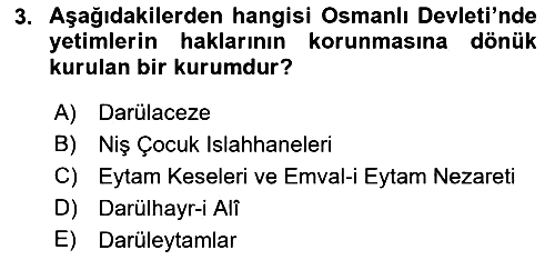 Çocukluk Sosyolojisi 2022-2023 Yaz Okulu Sınavı - 3. soru