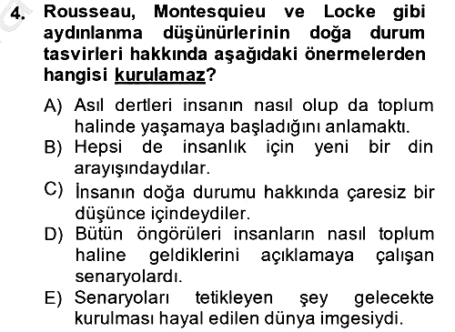 Din ve Toplum 2014-2015 Ara Sınav - 4. soru