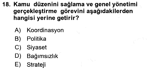 Din ve Toplum 2018-2019 Ara Sınav - 18. soru