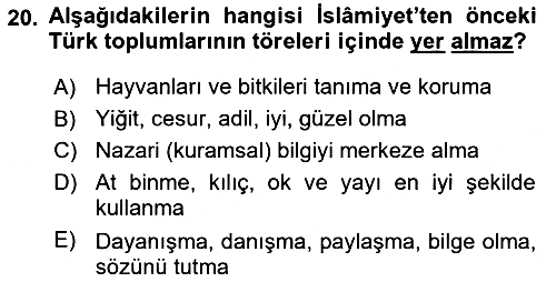 Eğitim Felsefesi 2021-2022 Dönem Sonu Sınavı - 20. soru