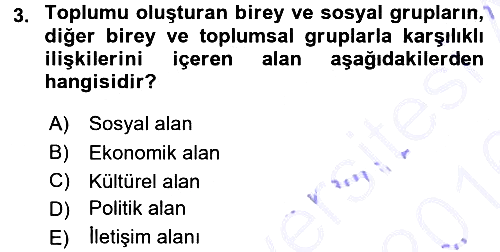 Ekonomi Sosyolojisi 2015-2016 Dönem Sonu Sınavı - 3. soru