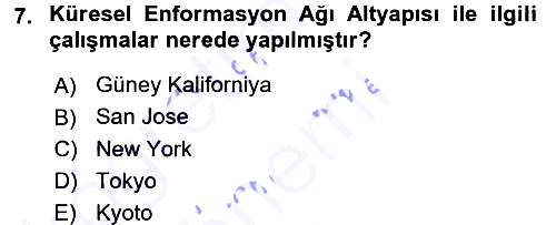 Ekonomi Sosyolojisi 2015-2016 Dönem Sonu Sınavı - 7. soru