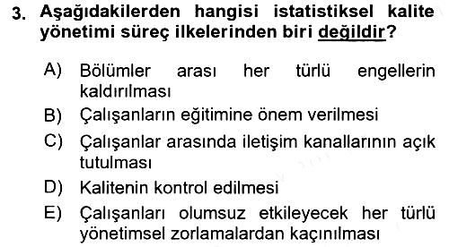 Endüstri Sosyolojisi 2015-2016 Ara Sınav - 3. soru