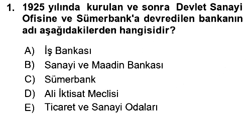 Endüstri Sosyolojisi 2021-2022 Yaz Okulu Sınavı - 1. soru
