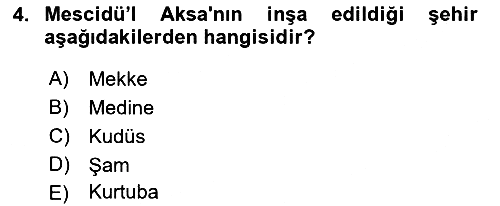 Genel Uygarlık Tarihi 2021-2022 Dönem Sonu Sınavı - 4. soru