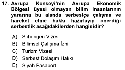 Göç Sosyolojisi 2024-2025 Dönem Sonu Sınavı - 17. soru