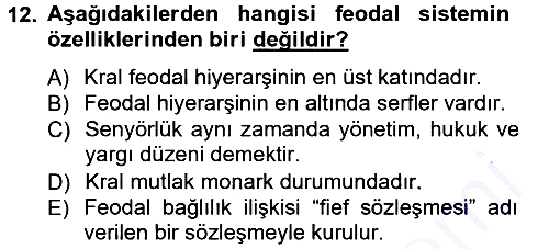 Hukuk Sosyolojisi 2012-2013 Dönem Sonu Sınavı - 12. soru