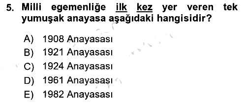 Hukuk Sosyolojisi 2023-2024 Dönem Sonu Sınavı - 5. soru