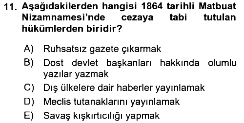 İletişim Sosyolojisi 2017-2018 3 Ders Sınavı - 11. soru