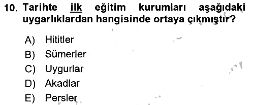 İletişim Sosyolojisi 2018-2019 Yaz Okulu Sınavı - 10. soru
