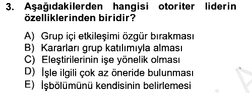 İnsan ve Toplum 2013-2014 Ara Sınav - 3. soru
