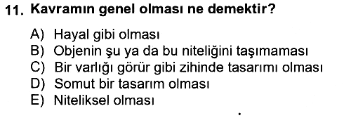 Klasik Mantık 2012-2013 Ara Sınav - 11. soru