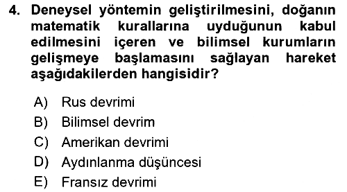 Klasik Sosyoloji Tarihi 2023-2024 Yaz Okulu Sınavı - 4. soru