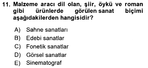Kültür Sosyolojisi 2021-2022 Dönem Sonu Sınavı - 11. soru