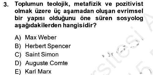 Medya Sosyolojisi 2014-2015 Ara Sınav - 3. soru