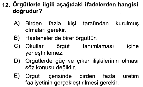Medya Sosyolojisi 2015-2016 Ara Sınav - 12. soru