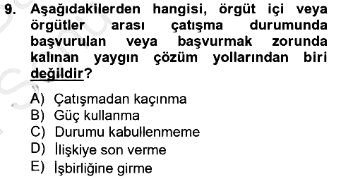 Medya Sosyolojisi 2012-2013 Dönem Sonu Sınavı - 9. soru