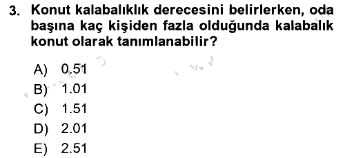Nüfus Ve Toplum 2020-2021 Yaz Okulu Sınavı - 3. soru