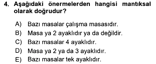 Sembolik Mantık 2017-2018 3 Ders Sınavı - 4. soru