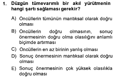 Sembolik Mantık 2014-2015 Ara Sınav - 1. soru