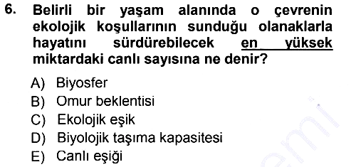 Sosyal Antropoloji 2012-2013 Dönem Sonu Sınavı - 6. soru