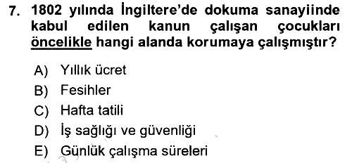 Sosyal Politika 2024-2025 Yaz Okulu Sınavı - 7. soru