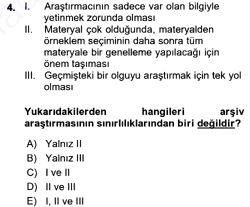 Sosyal Psikoloji 1 2015-2016 Ara Sınav - 4. soru