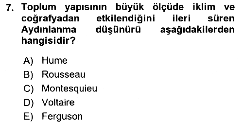 Sosyolojide Araştırma Yöntem ve Teknikleri 2022-2023 Ara Sınav - 7. soru