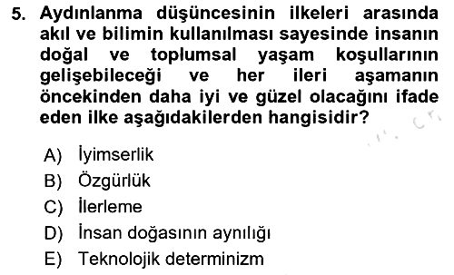 Sosyolojide Araştırma Yöntem ve Teknikleri 2025-2026 Ara Sınav - 5. soru