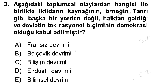 Sosyolojide Araştırma Yöntem ve Teknikleri 2022-2023 Dönem Sonu Sınavı - 3. soru