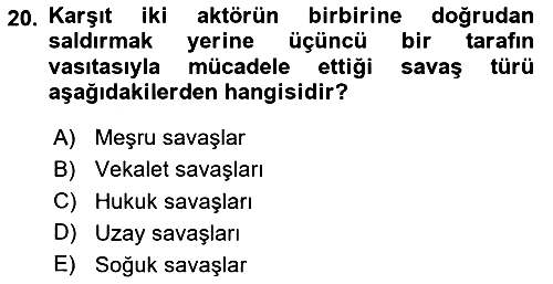 Suç Sosyolojisi 2024-2025 Ara Sınav - 20. soru