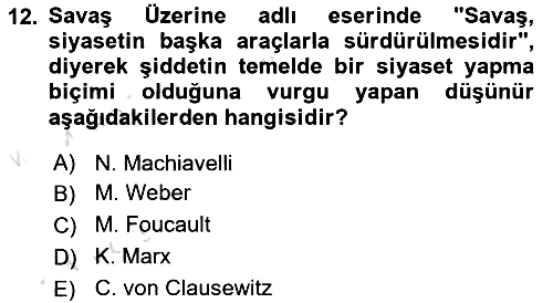 Suç Sosyolojisi 2024-2025 Yaz Okulu Sınavı - 12. soru