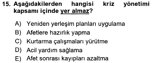 Toplumsal Cinsiyet Çalışmaları 2015-2016 Ara Sınav - 15. soru