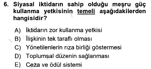 Toplumsal Cinsiyet Çalışmaları 2025-2026 Ara Sınav - 6. soru