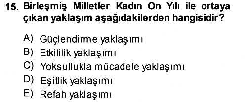 Toplumsal Değişme Kuramları 2013-2014 Dönem Sonu Sınavı - 15. soru