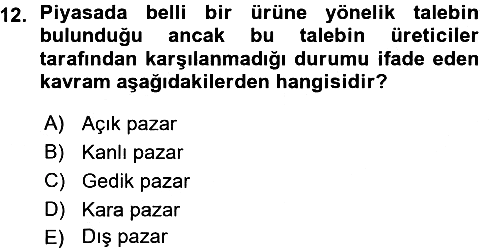 Turizm Sosyolojisi 2015-2016 Ara Sınav - 12. soru