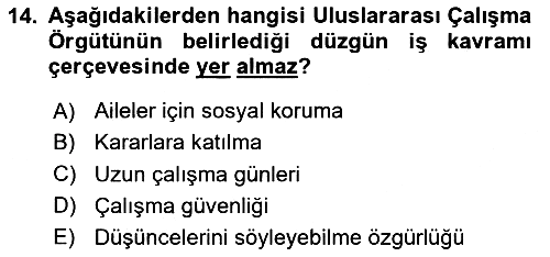 Turizm Sosyolojisi 2020-2021 Yaz Okulu Sınavı - 14. soru
