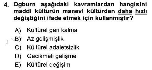 Yeni Toplumsal Hareketler 2024-2025 Ara Sınav - 4. soru