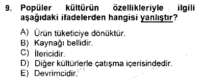 Eğlence Pazarlaması 2014-2015 Dönem Sonu Sınavı - 9. soru