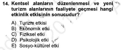 Etkinlik Yönetimi 2012-2013 Ara Sınav - 14. soru
