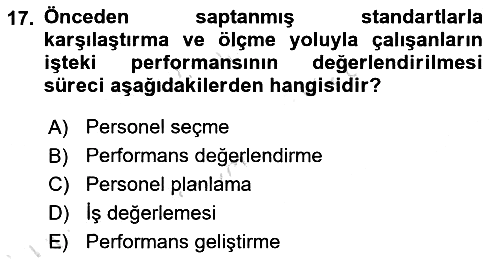 Etkinlik Yönetimi 2024-2025 Ara Sınav - 17. soru