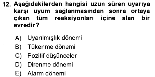 Spor Bilimlerine Giriş 2016-2017 3 Ders Sınavı - 12. soru