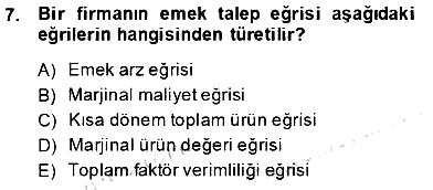 Spor Ekonomisi 2013-2014 Dönem Sonu Sınavı - 7. soru