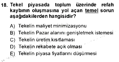 Spor Ekonomisi 2014-2015 Dönem Sonu Sınavı - 18. soru