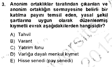 Spor Finansmanı 2014-2015 Ara Sınav - 3. soru