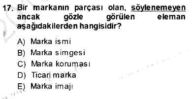 Spor Pazarlaması 2013-2014 Ara Sınav - 17. soru