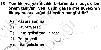 Spor Pazarlaması 2015-2016 Ara Sınav - 18. soru
