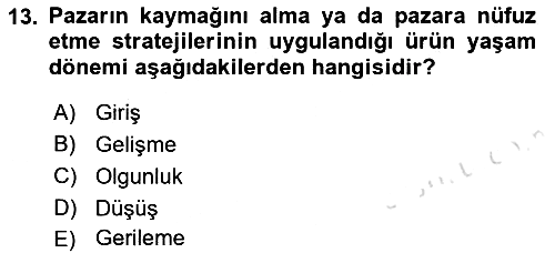 Spor Pazarlaması 2022-2023 Ara Sınav - 13. soru