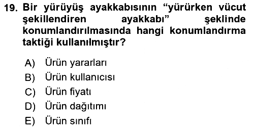 Spor Pazarlaması 2022-2023 Ara Sınav - 19. soru